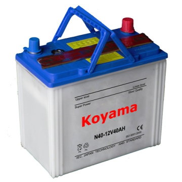 12V40ah-JIS Standard Dry Charge Car Battery (32C24R, 32C42L, N40)